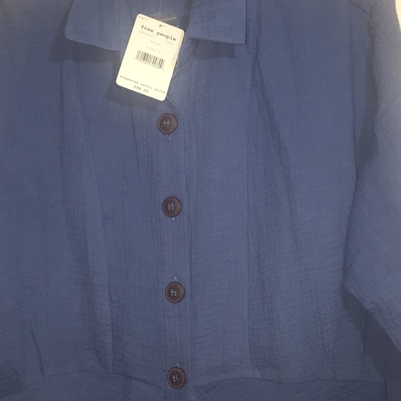 Sunstreaks tie front Blouse - Picture 5 of 6